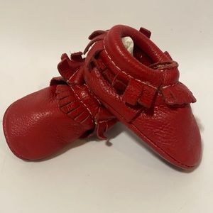 Freshly picked moccasins red